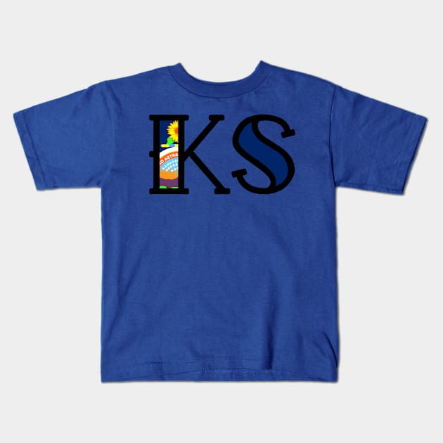 Kansas Kids T-Shirt by kmtnewsmans